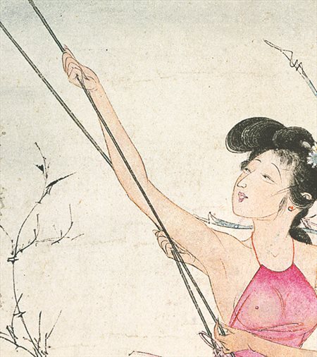商丘-胡也佛的仕女画和最知名的金瓶梅秘戏图